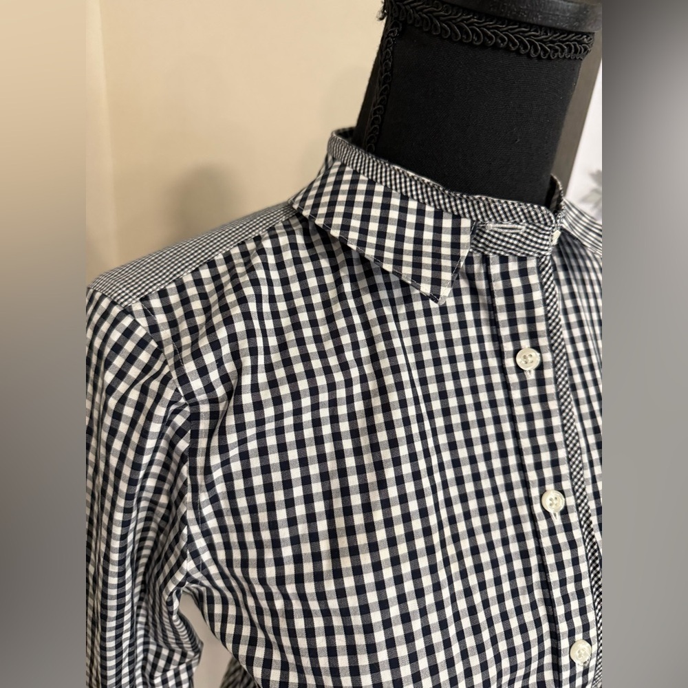 Brooks Brothers Tailored Fit Gingham Stretch Cotton Fun Shirt - Picture 3 of 8